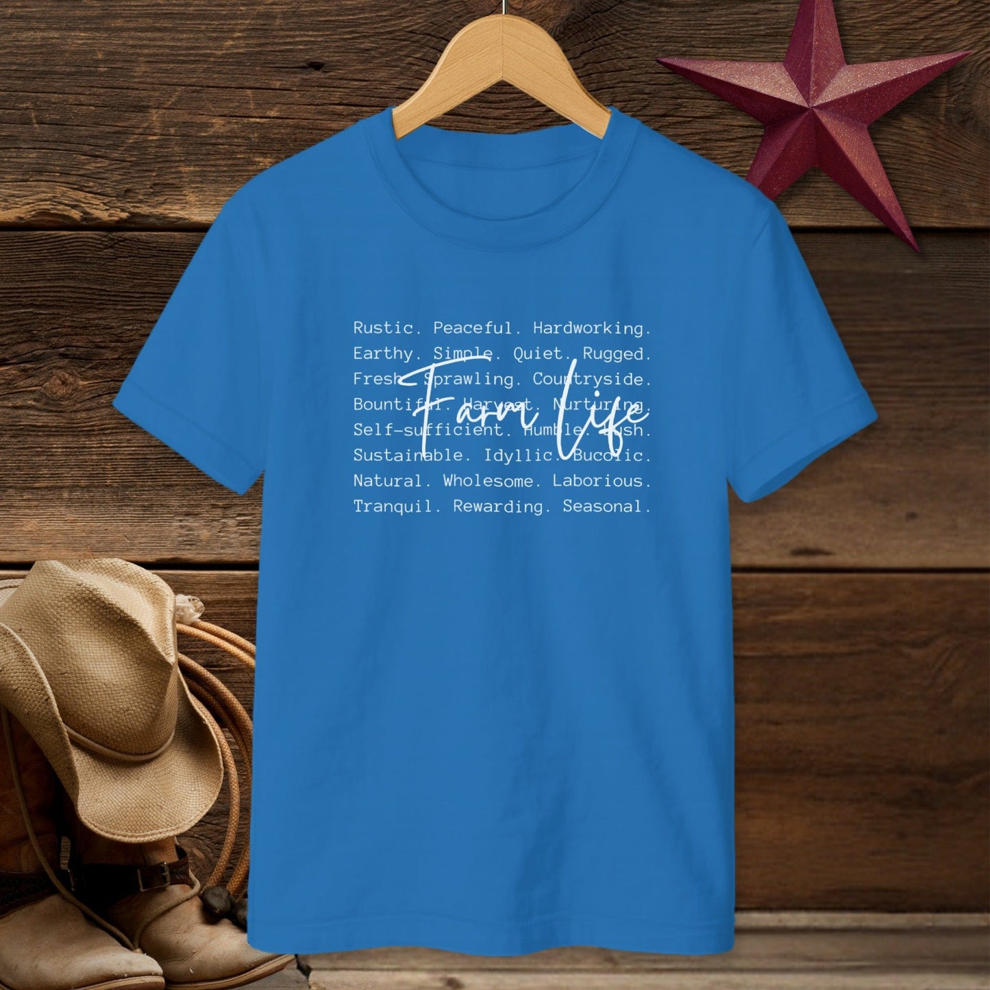 Farm Life Words T-shirt (Youth)