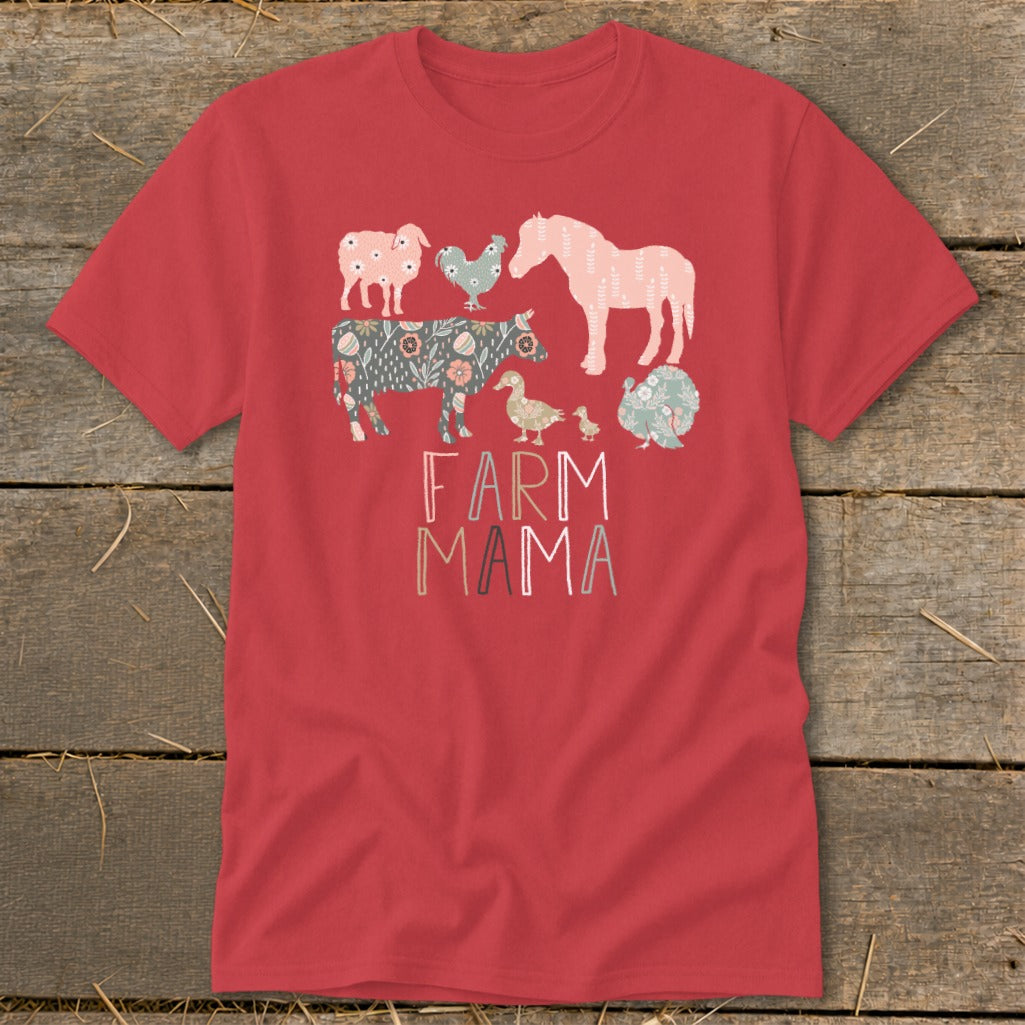 Farm Mama Pattern Classic Tee
