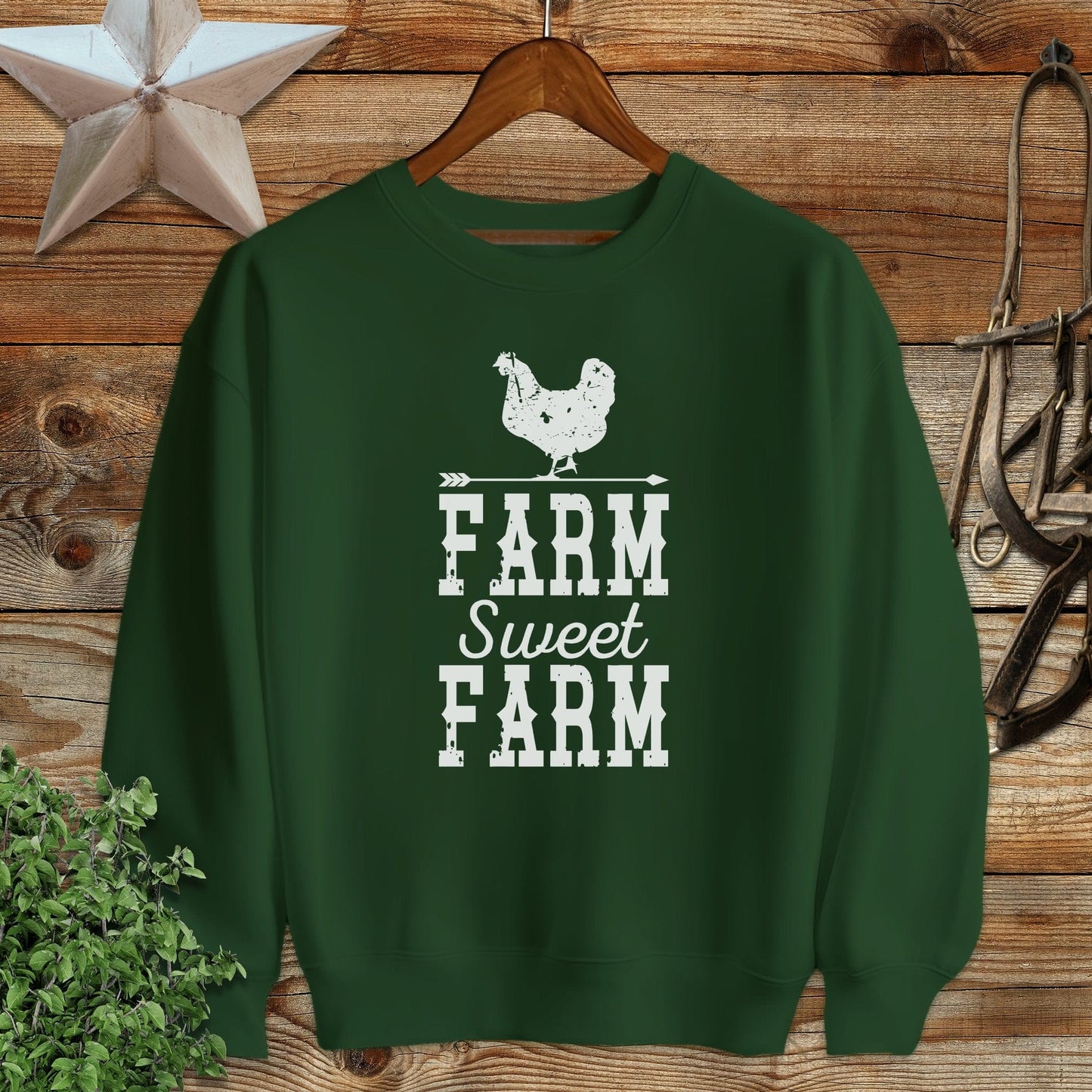 Farm Sweet Farm Chicken Sweatshirt
