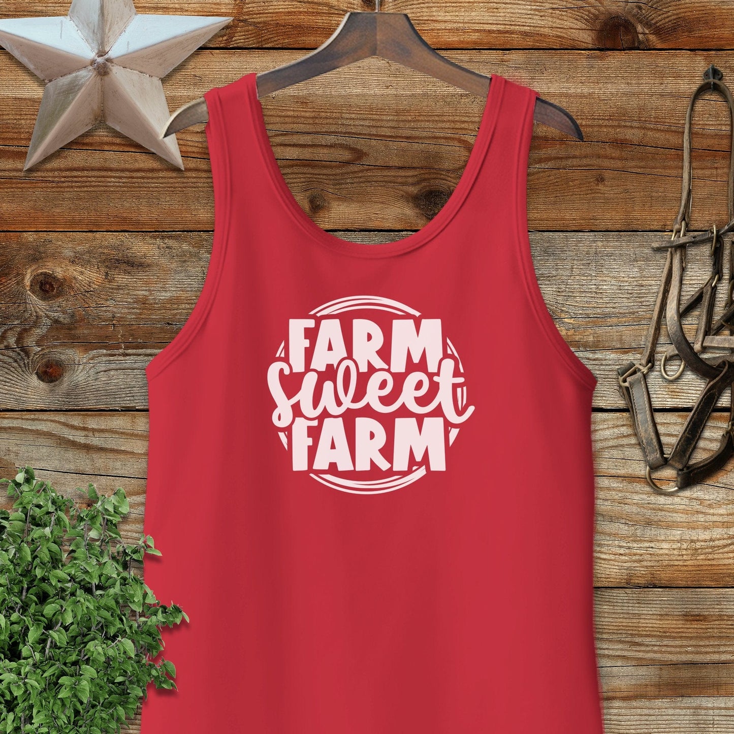 Farm Sweet Farm Circle Tank Top