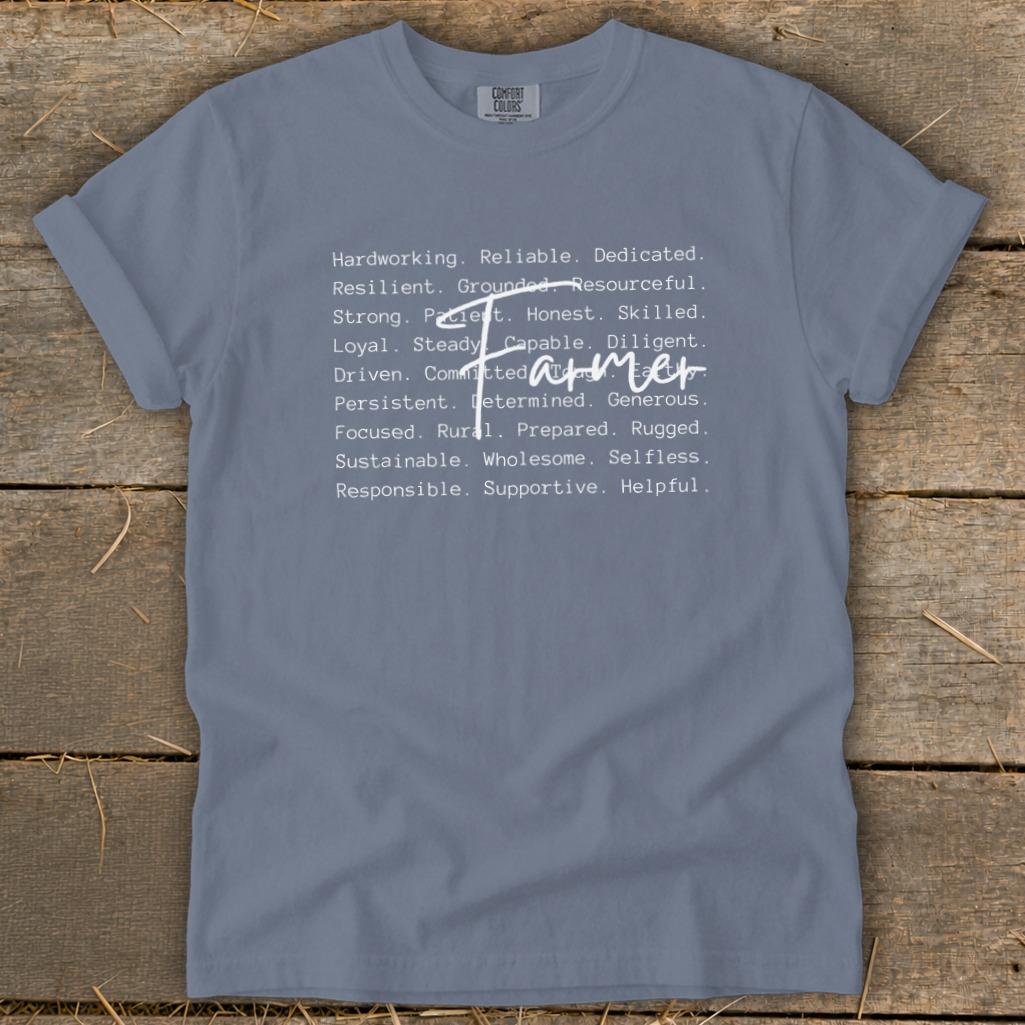 Farmer Words Signature Tee