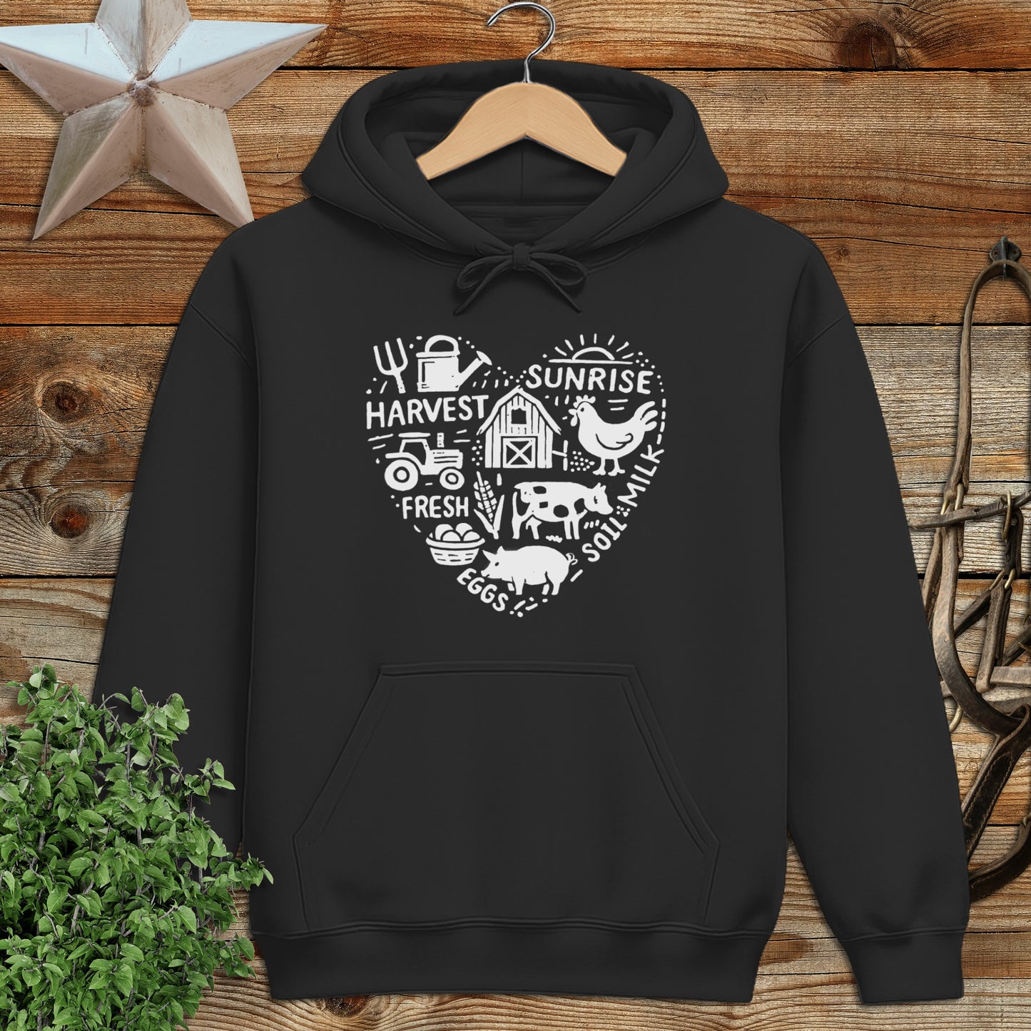 Farming Heart Hoodie