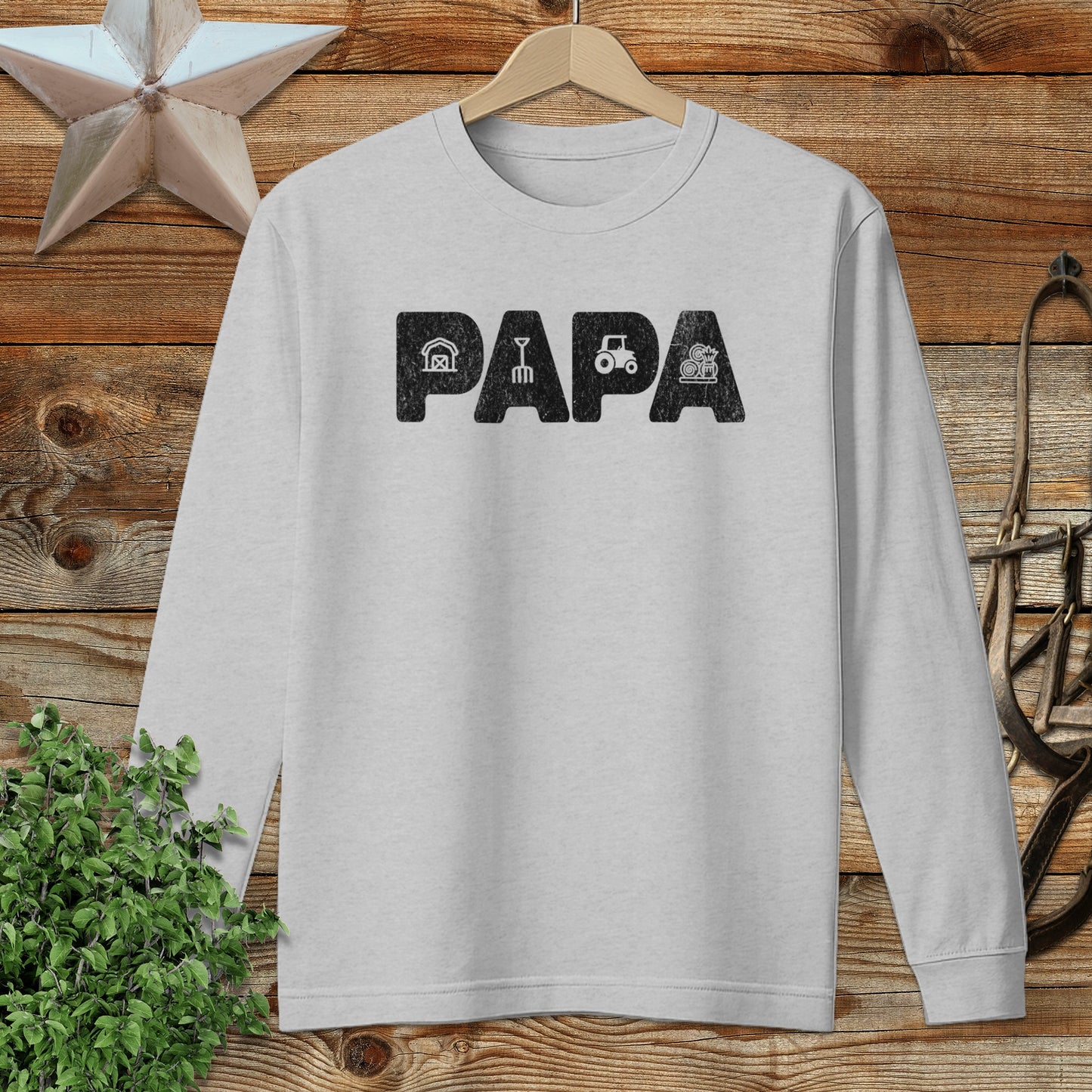 Farming Papa Long Sleeve Tee