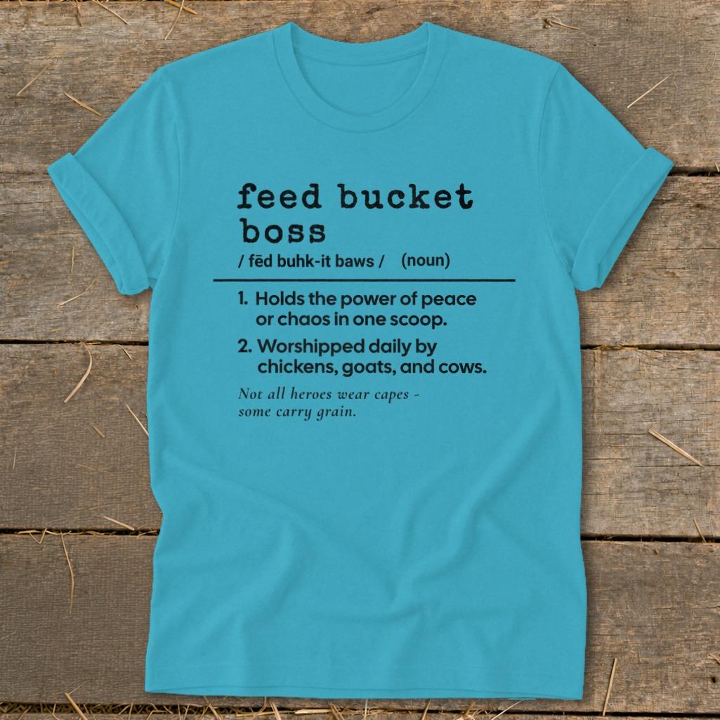 Feed Bucket Boss Definition Softstyle Tee
