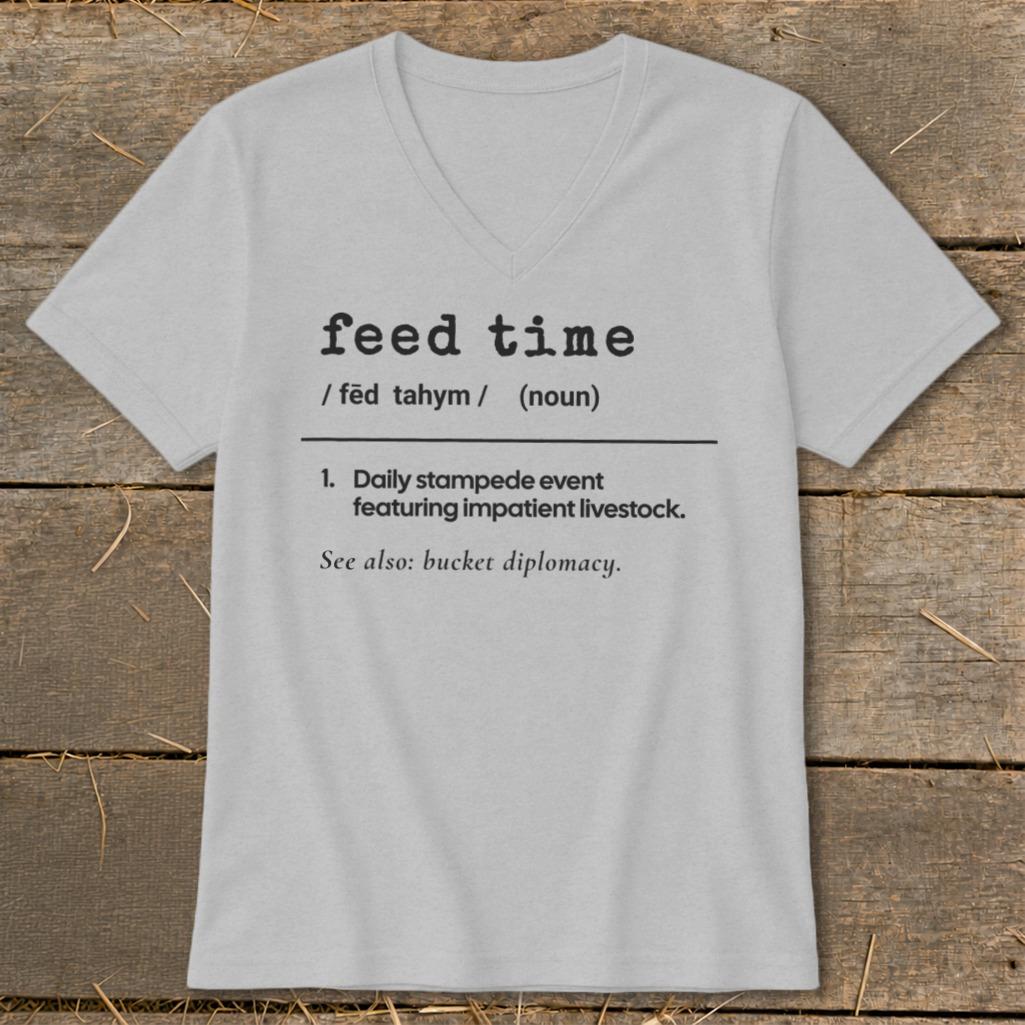 Feed Time Definition V-neck