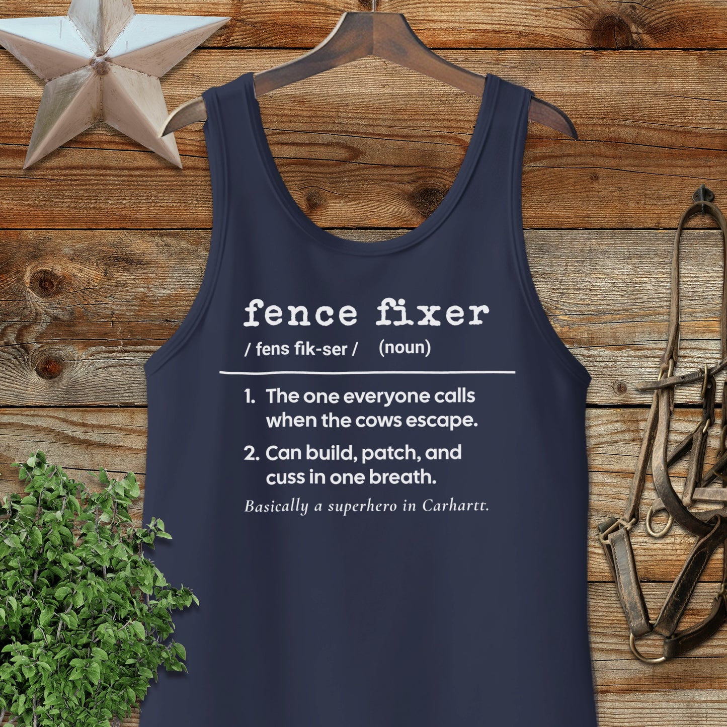 Fence Fixer Definition Tank Top