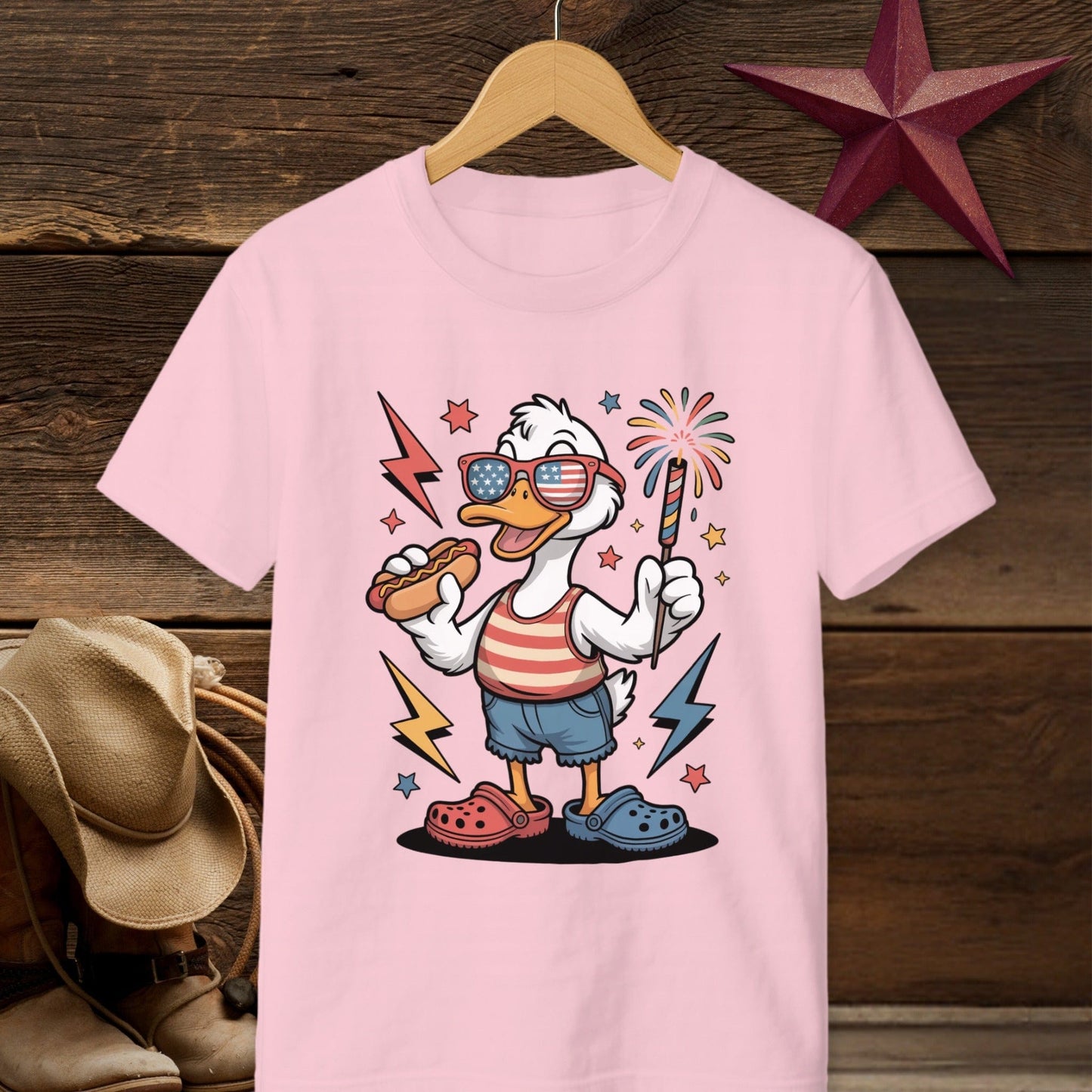 Festive 4th Duck T-shirt (Youth)