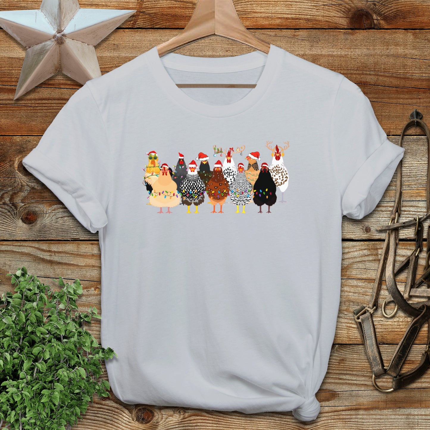 Festive Chickens T-Shirt