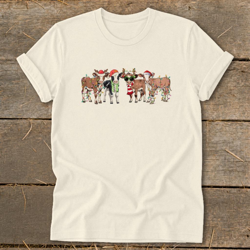 Festive Cows Softstyle Tee
