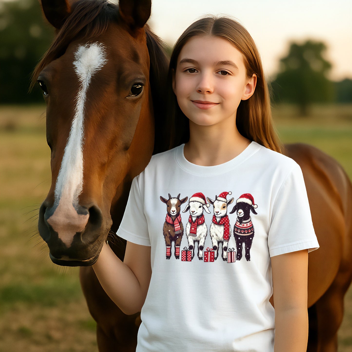 Festive Goats T-shirt (Youth)