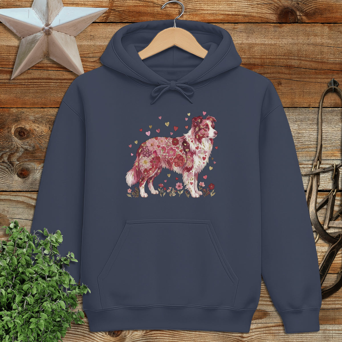 Flowers & Hearts - Dog Hoodie