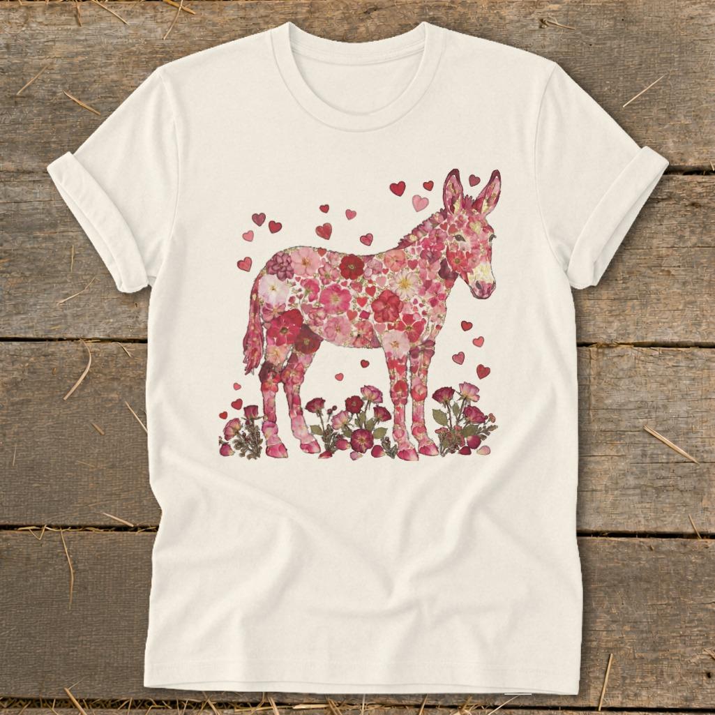 Flowers & Hearts - Donkey Softstyle Tee