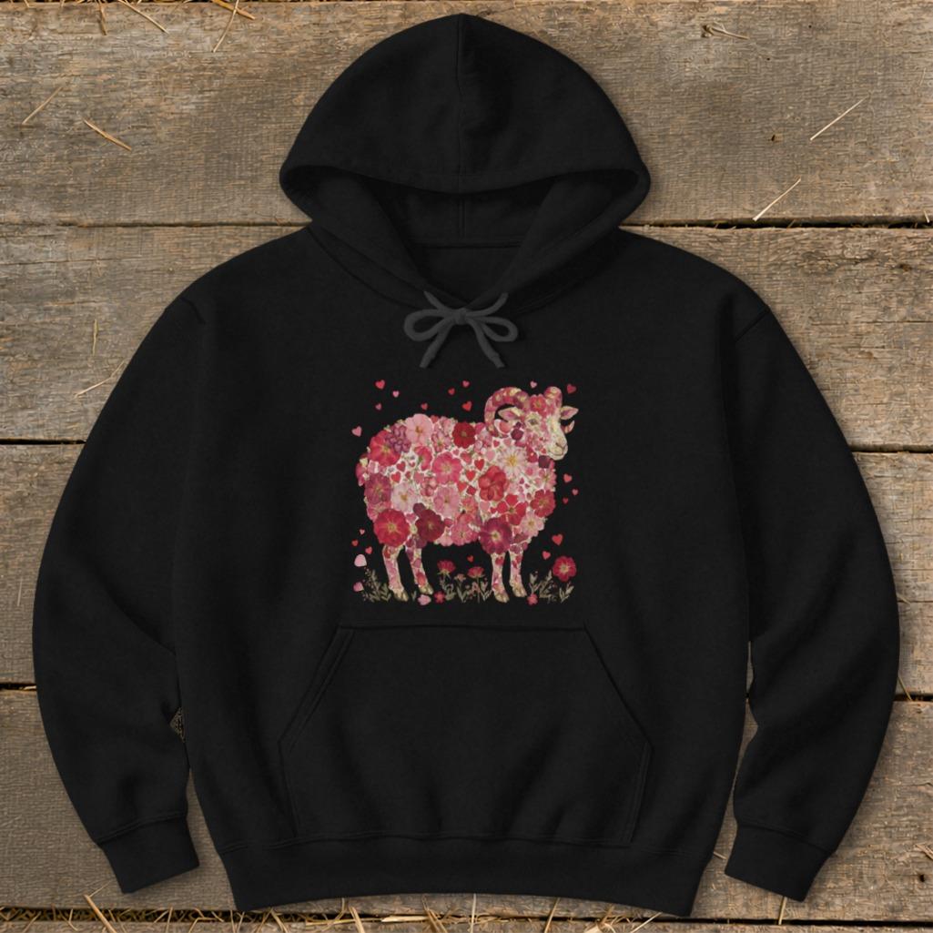 Flowers & Hearts - Ram Hoodie