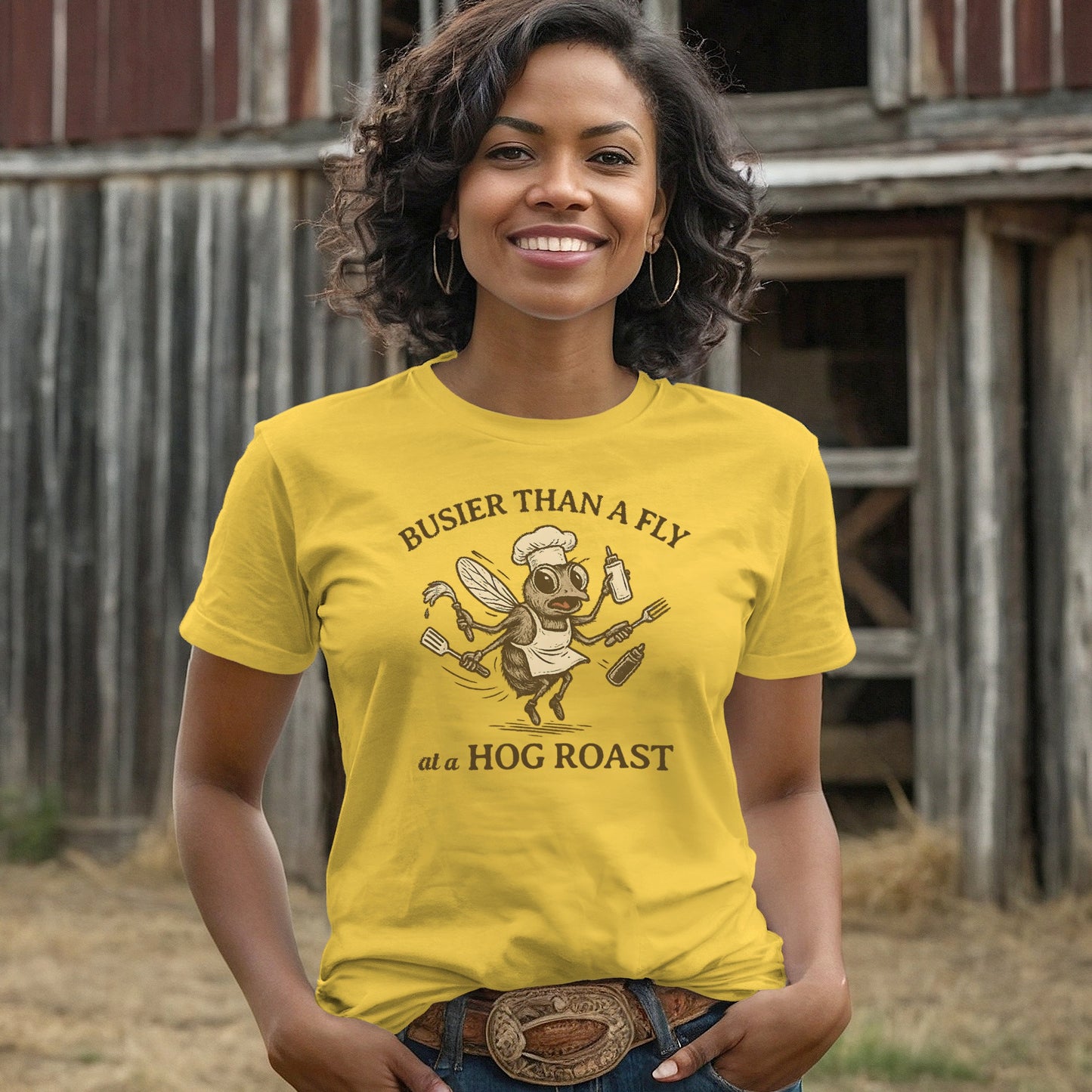 Fly at a Hog Roast T-shirt