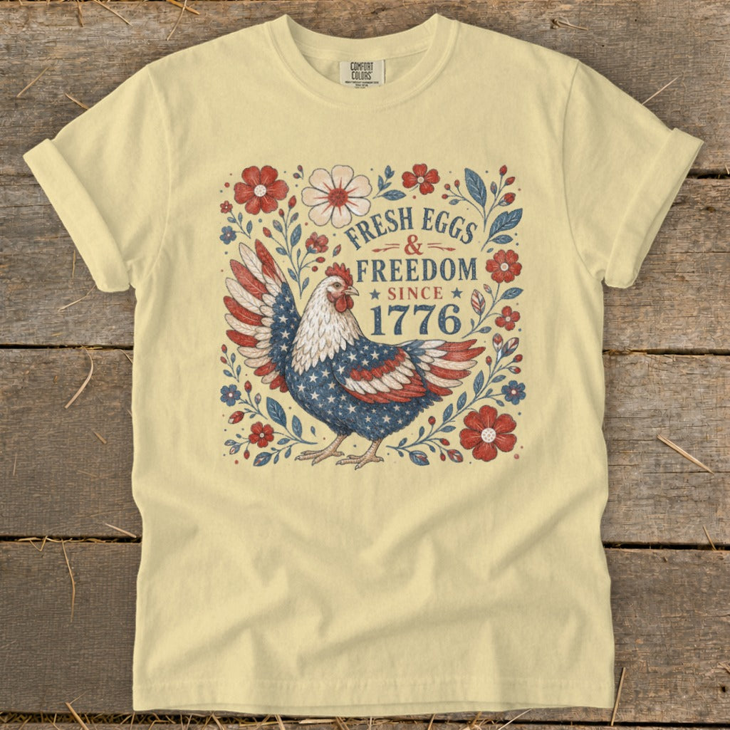 Fresh Eggs & Freedom Signature Tee