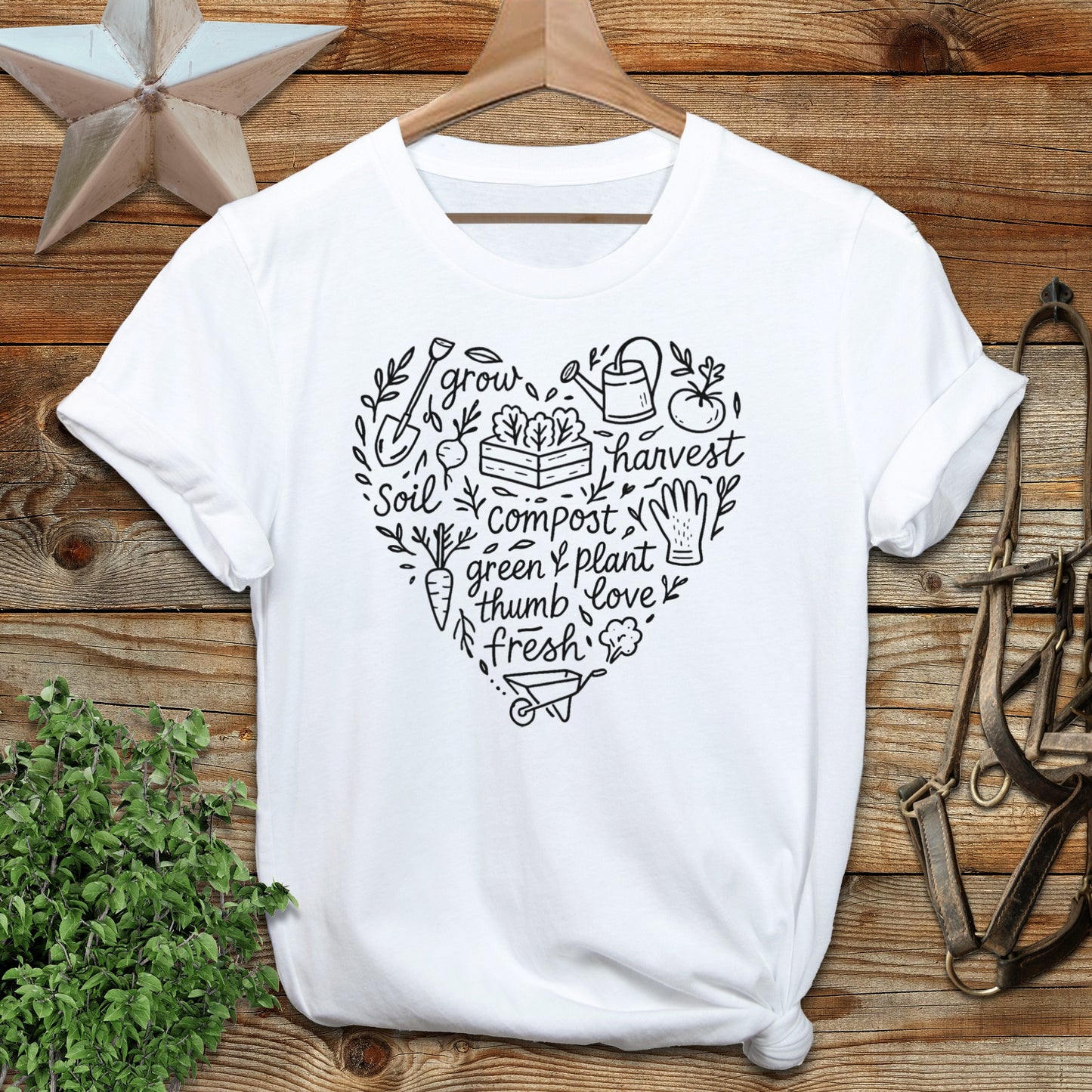Gardening Heart T-shirt