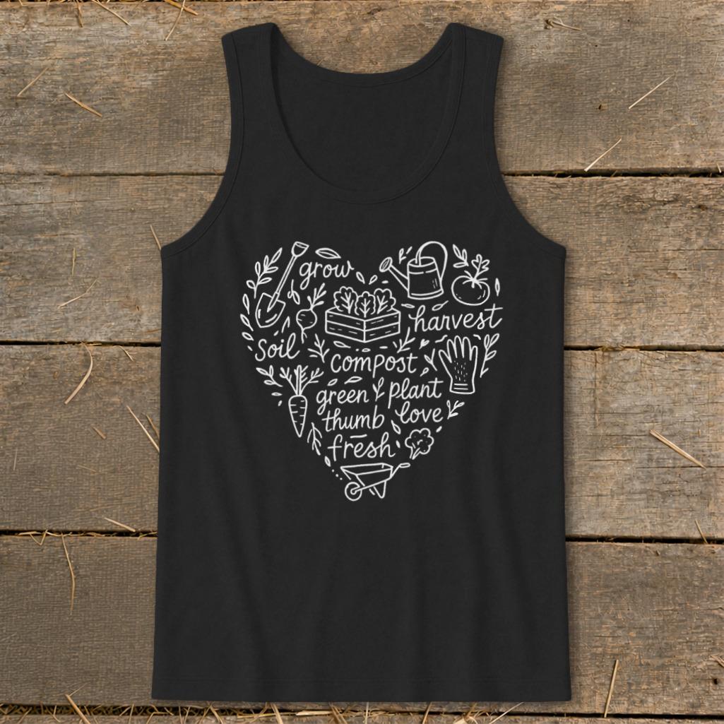Gardening Heart Tank Top