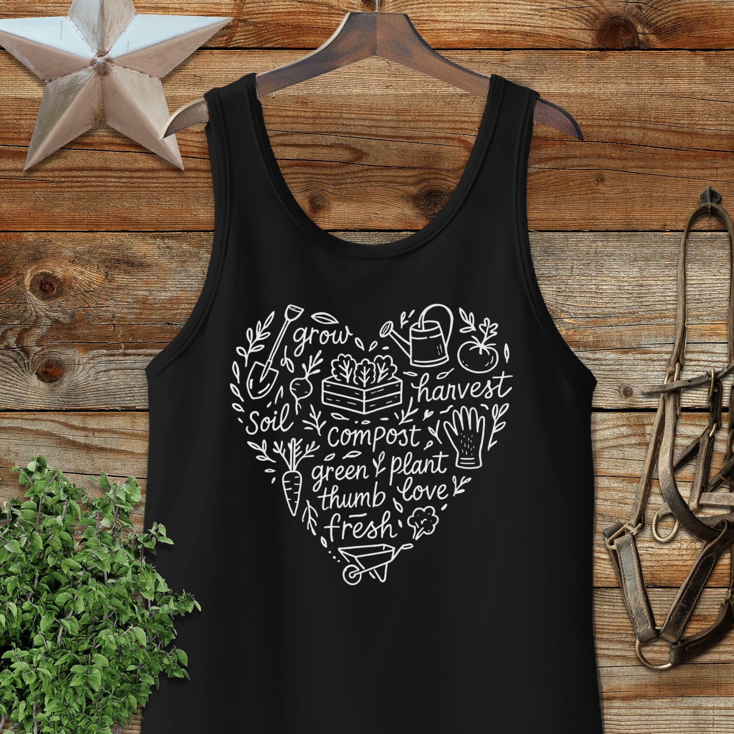Gardening Heart Tank Top