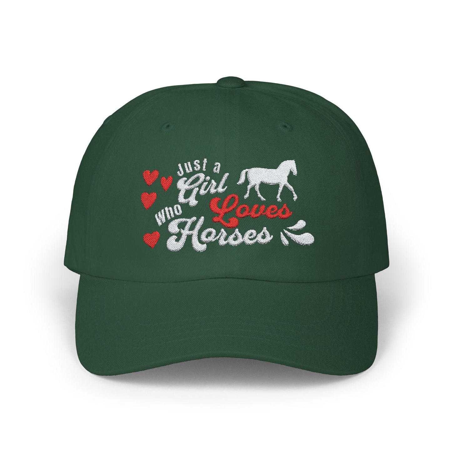 Girl Who Loves Horses - Dad Cap
