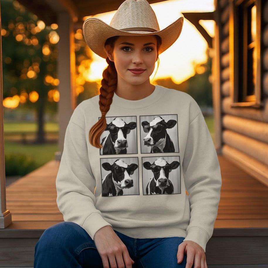 Glam Cow Sweatshirt