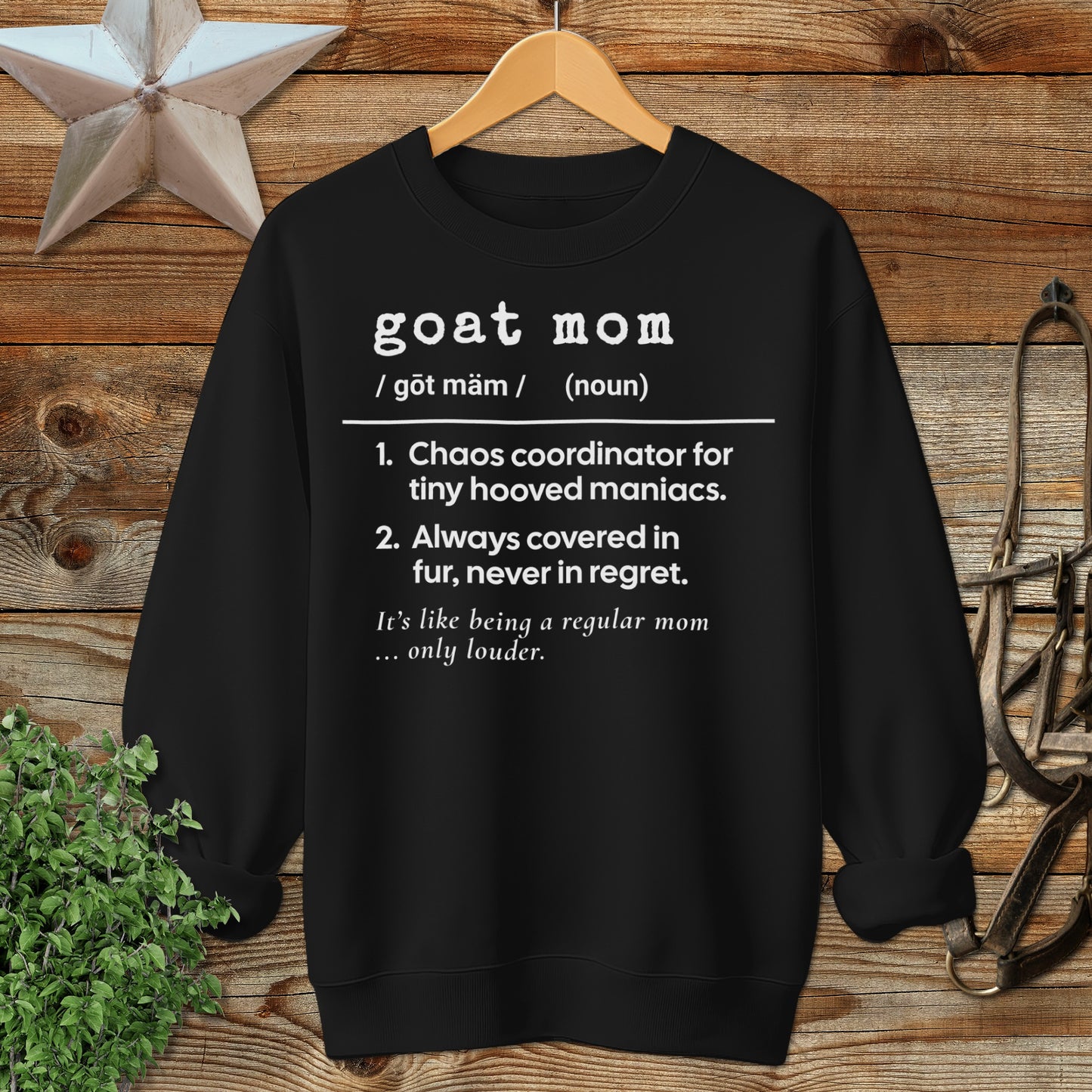 Goat Mom Definition Sweatshirt