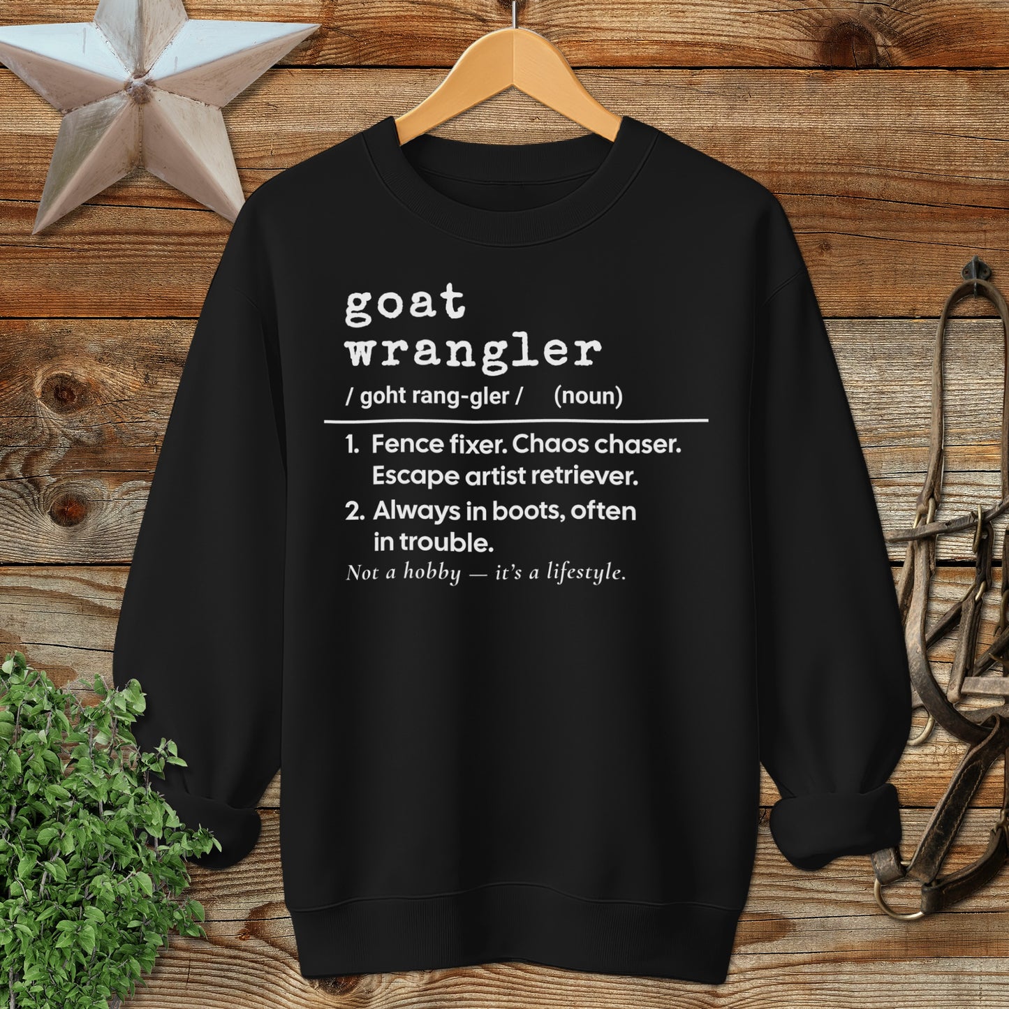 Goat Wrangler Definition Sweatshirt