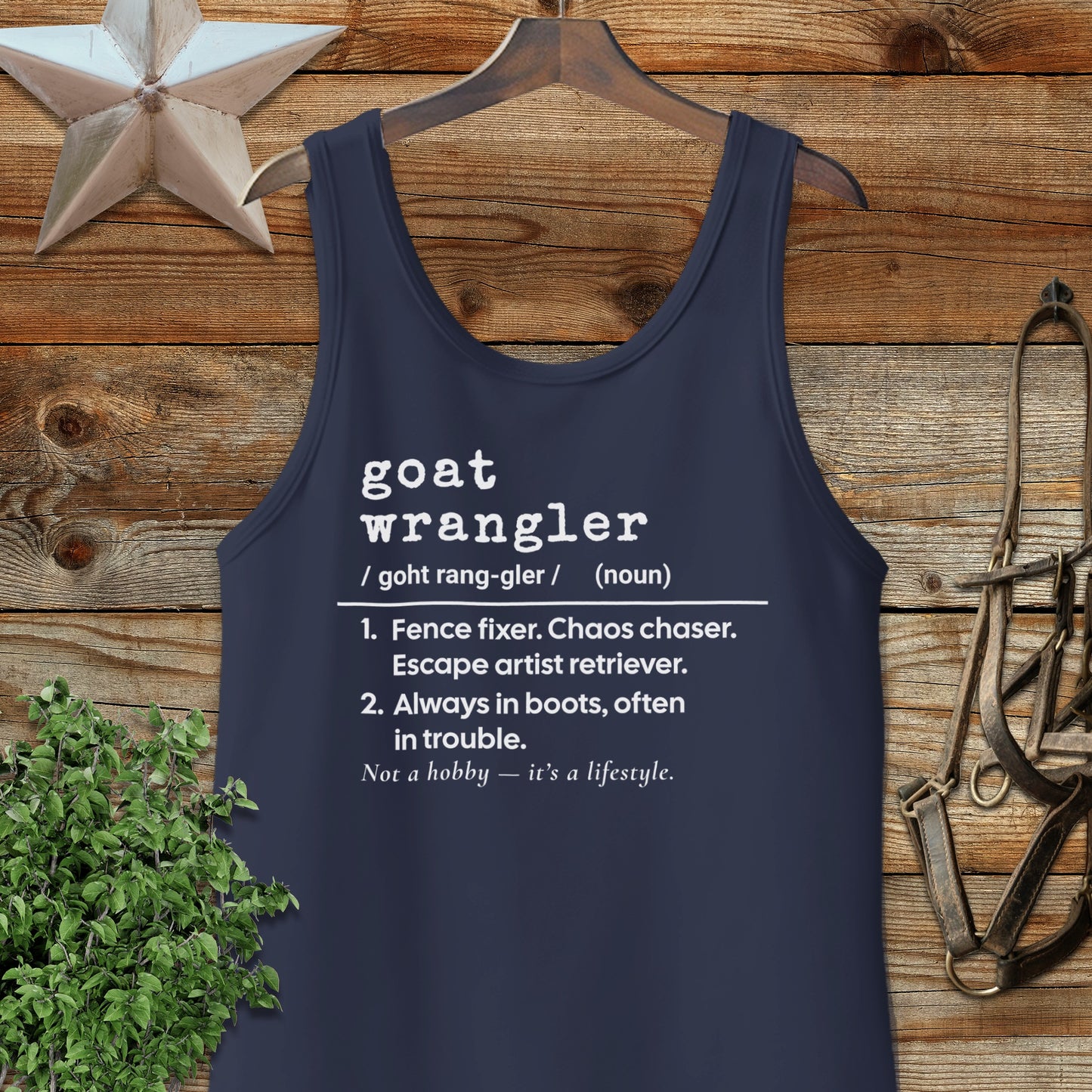Goat Wrangler Definition Tank Top