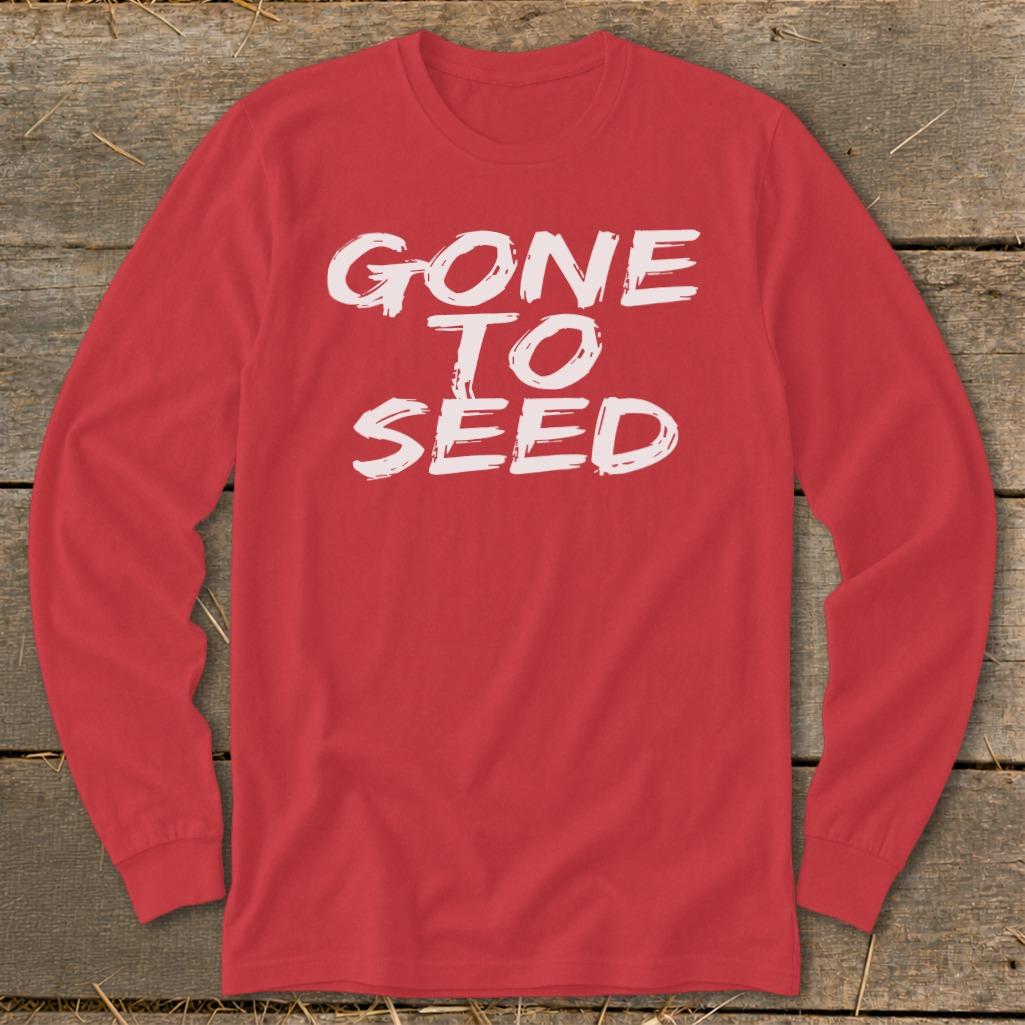 Gone to Seed Long Sleeve Tee - Red