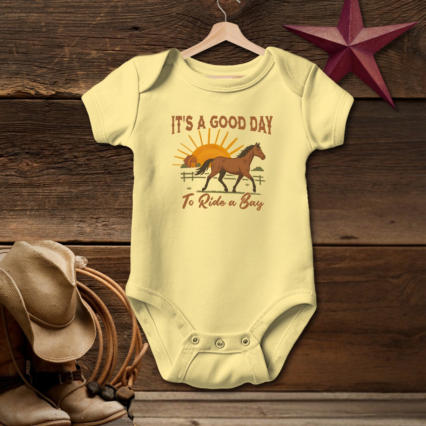 Good Day to Ride a Bay Bodysuit (Baby)