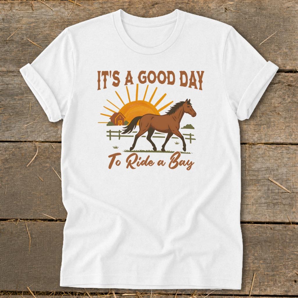 Good Day to Ride a Bay Softstyle Tee