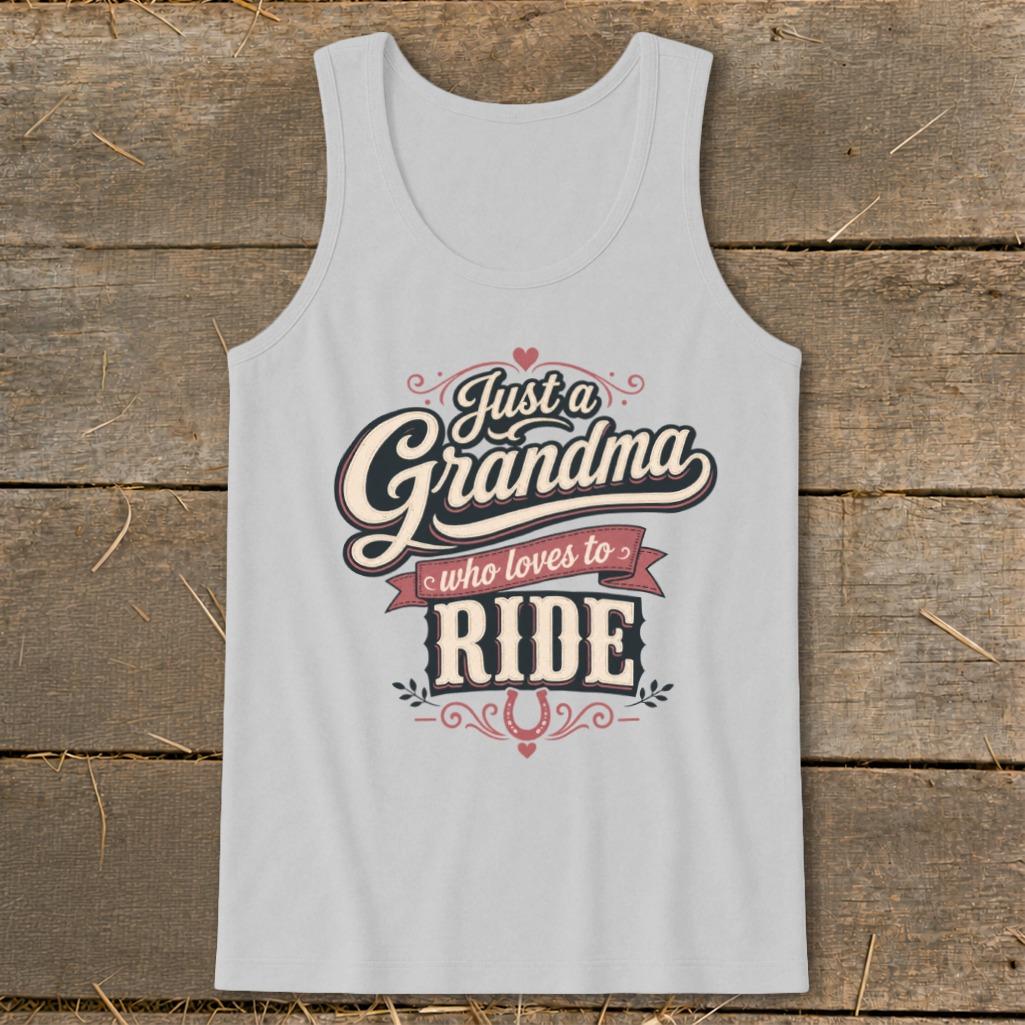 Grandma Loves To Ride Tank Top