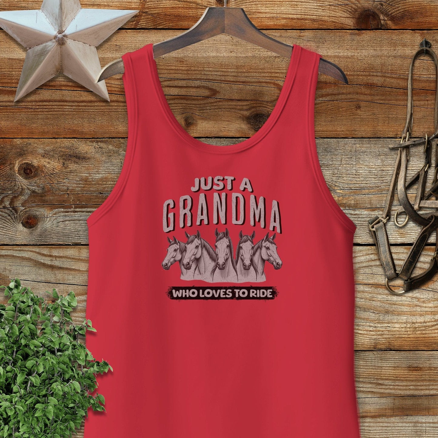 Grandma Loves To Ride Tank Top