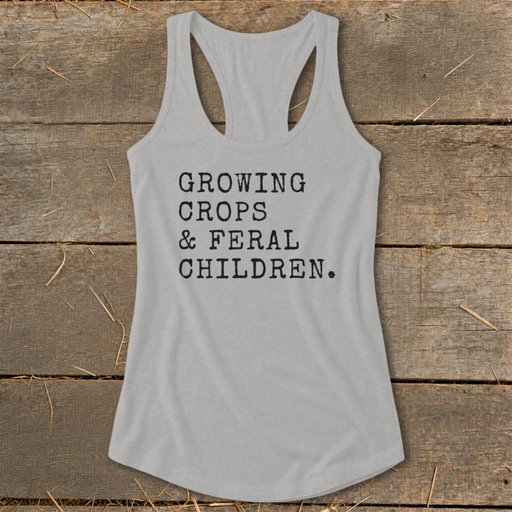 Growing Crops & Feral Children Racerback Tank