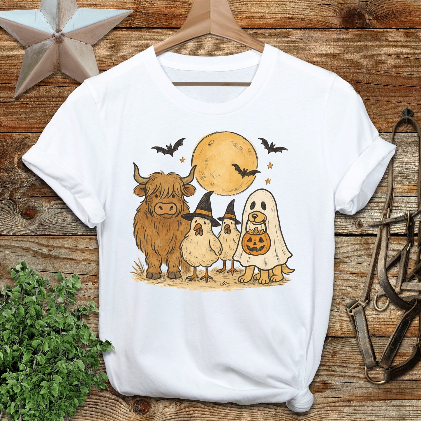 Halloween Farm Friends T-shirt