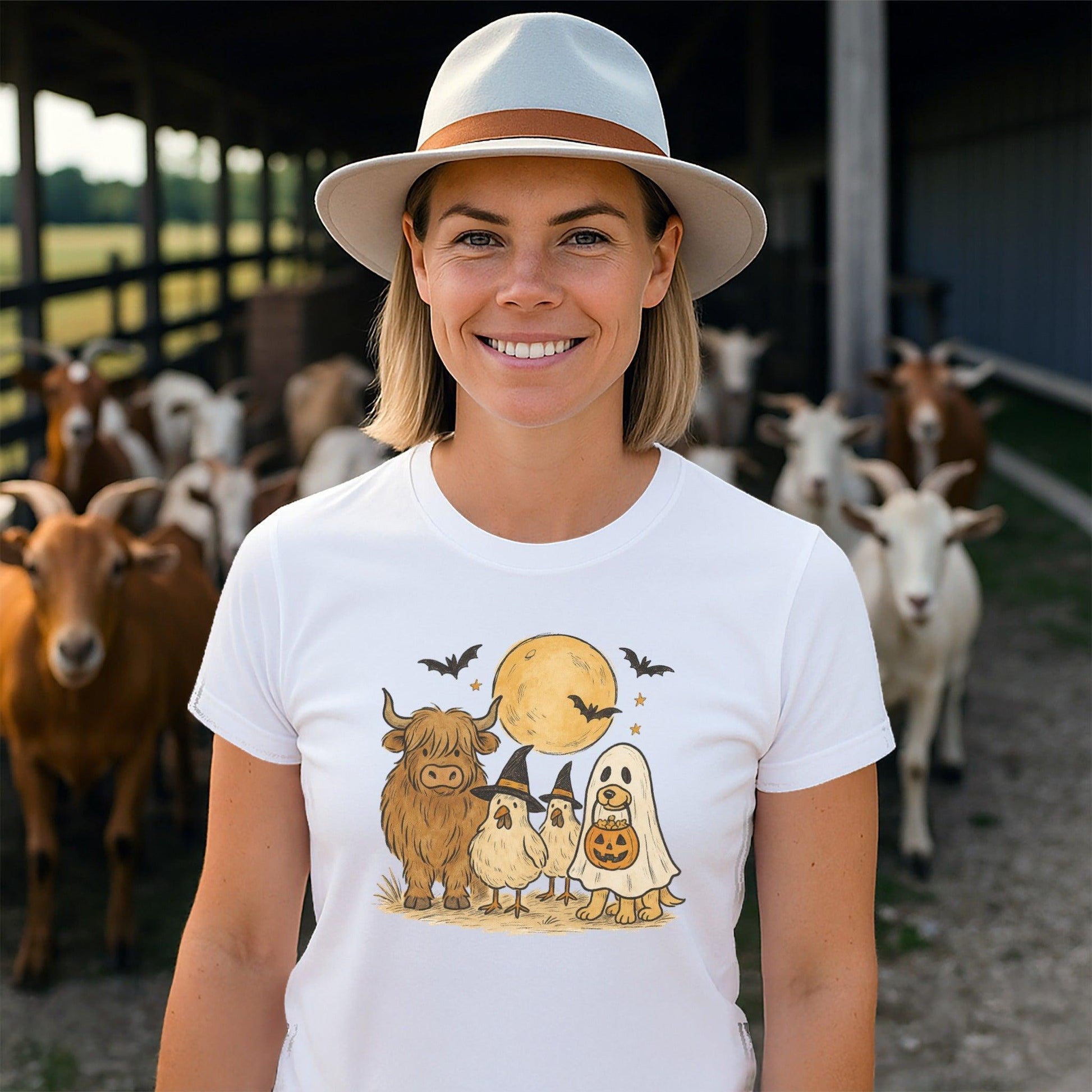 Halloween Farm Friends T-shirt