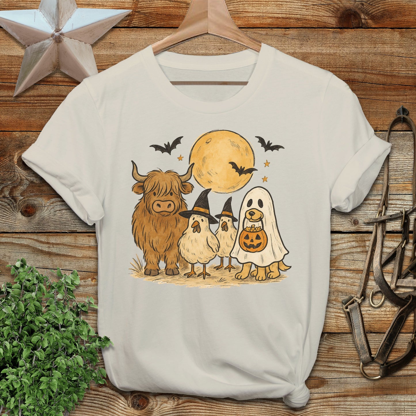 Halloween Farm Friends T-shirt