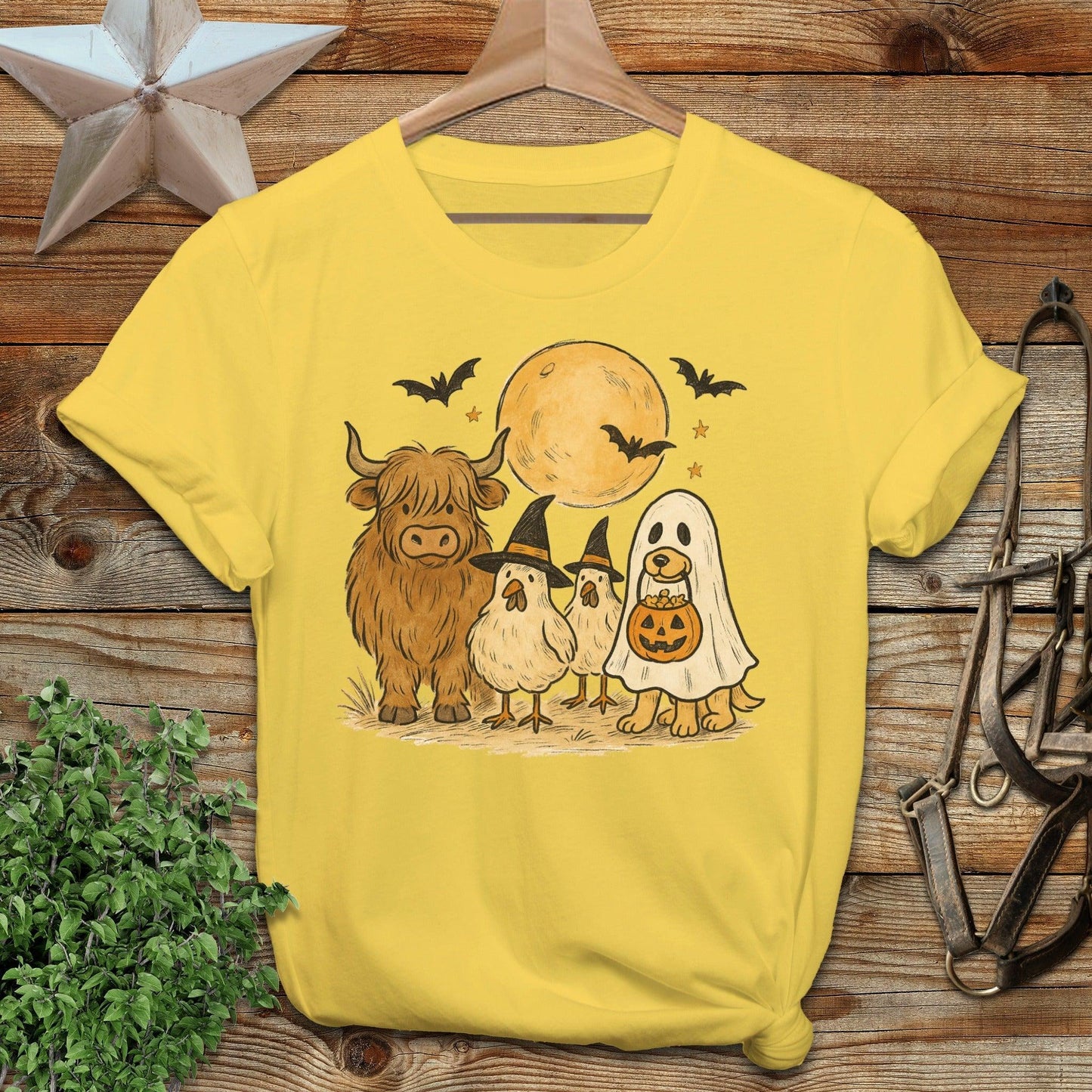 Halloween Farm Friends T-shirt