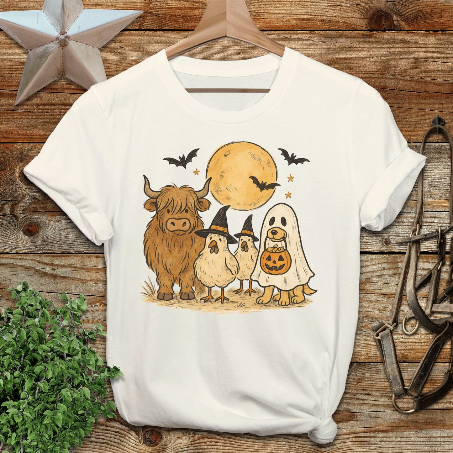 Halloween Farm Friends T-shirt
