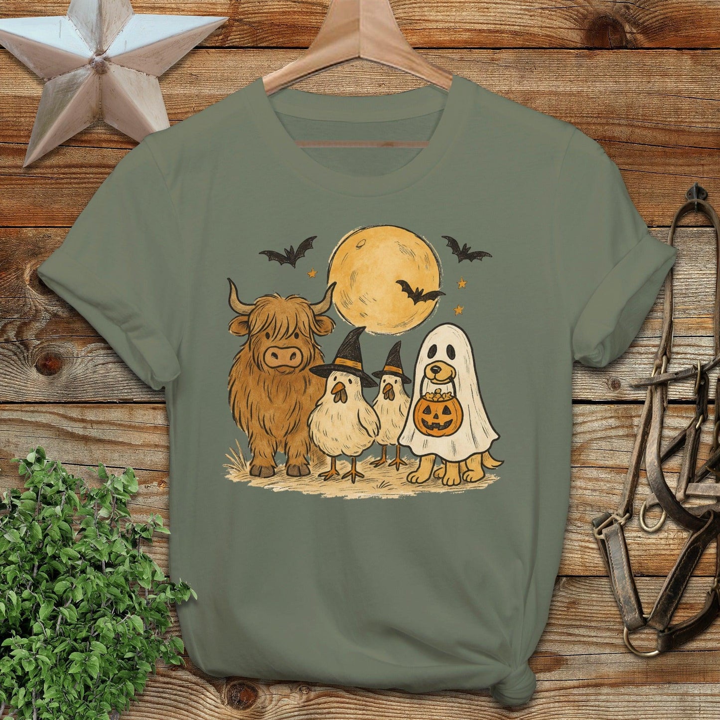Halloween Farm Friends T-shirt
