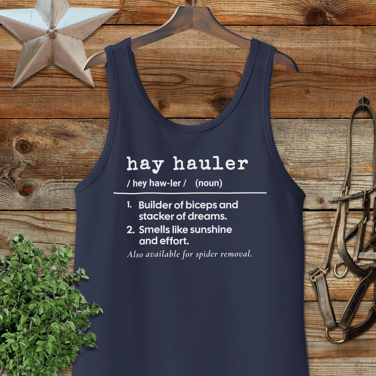 Hay Hauler Definition Tank Top