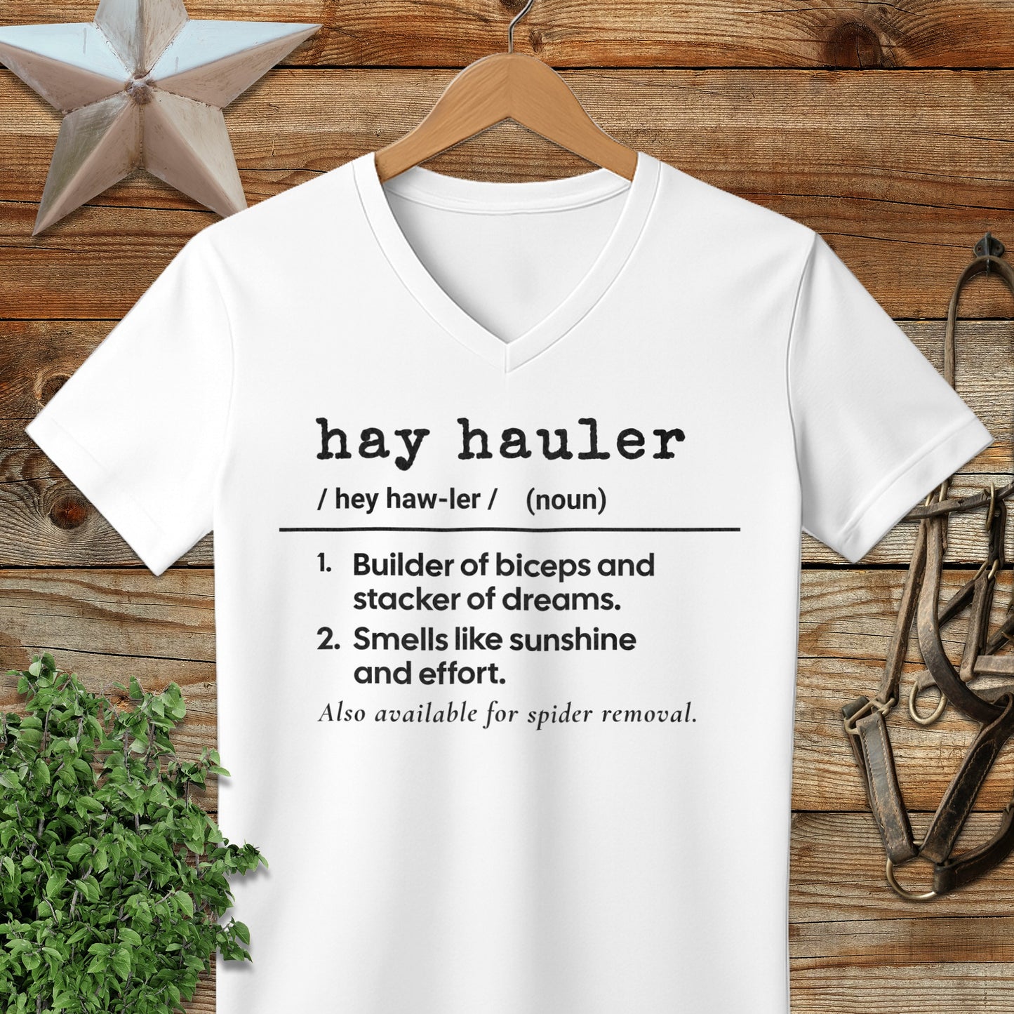Hay Hauler Definition V-neck
