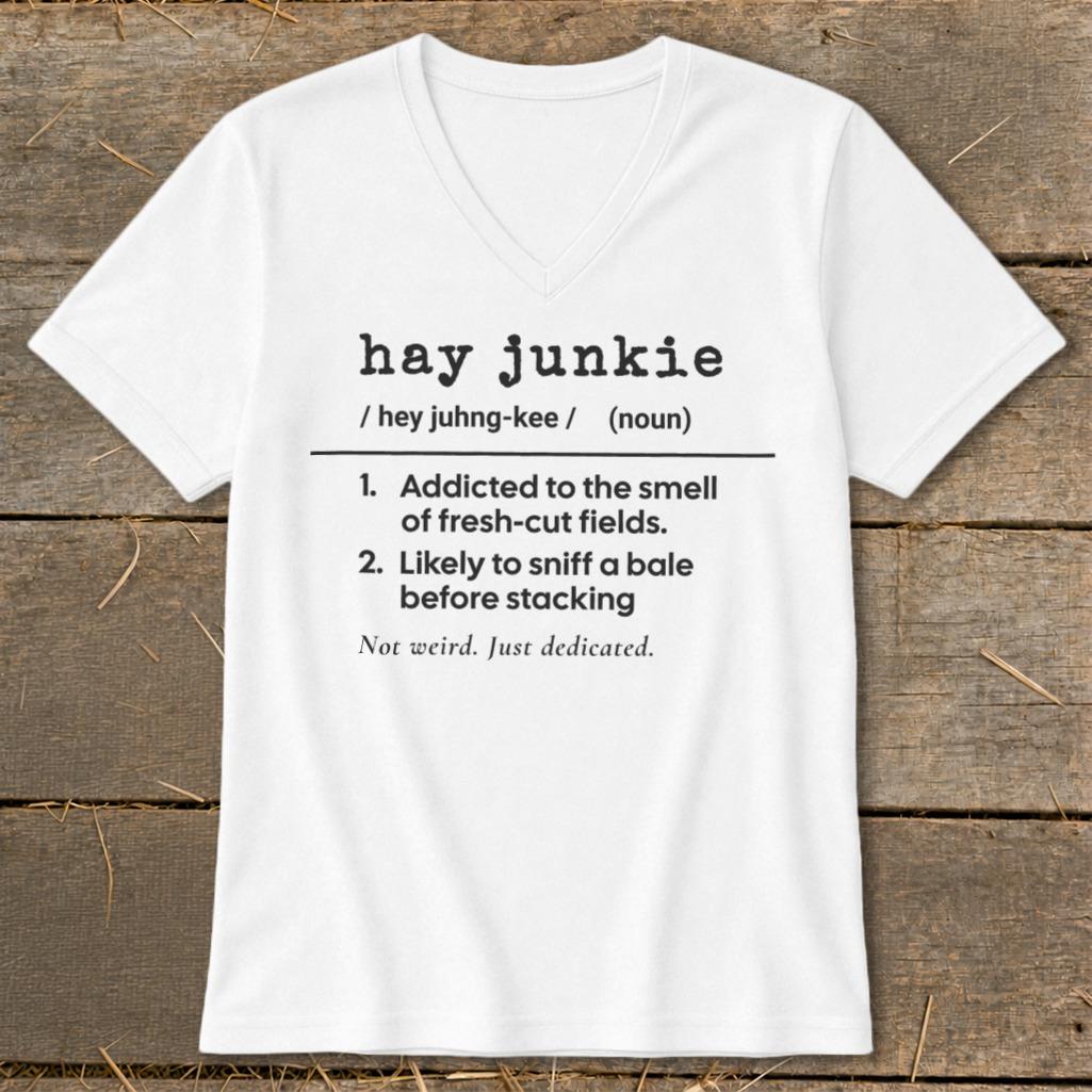 Hay Junkie Definition V-neck