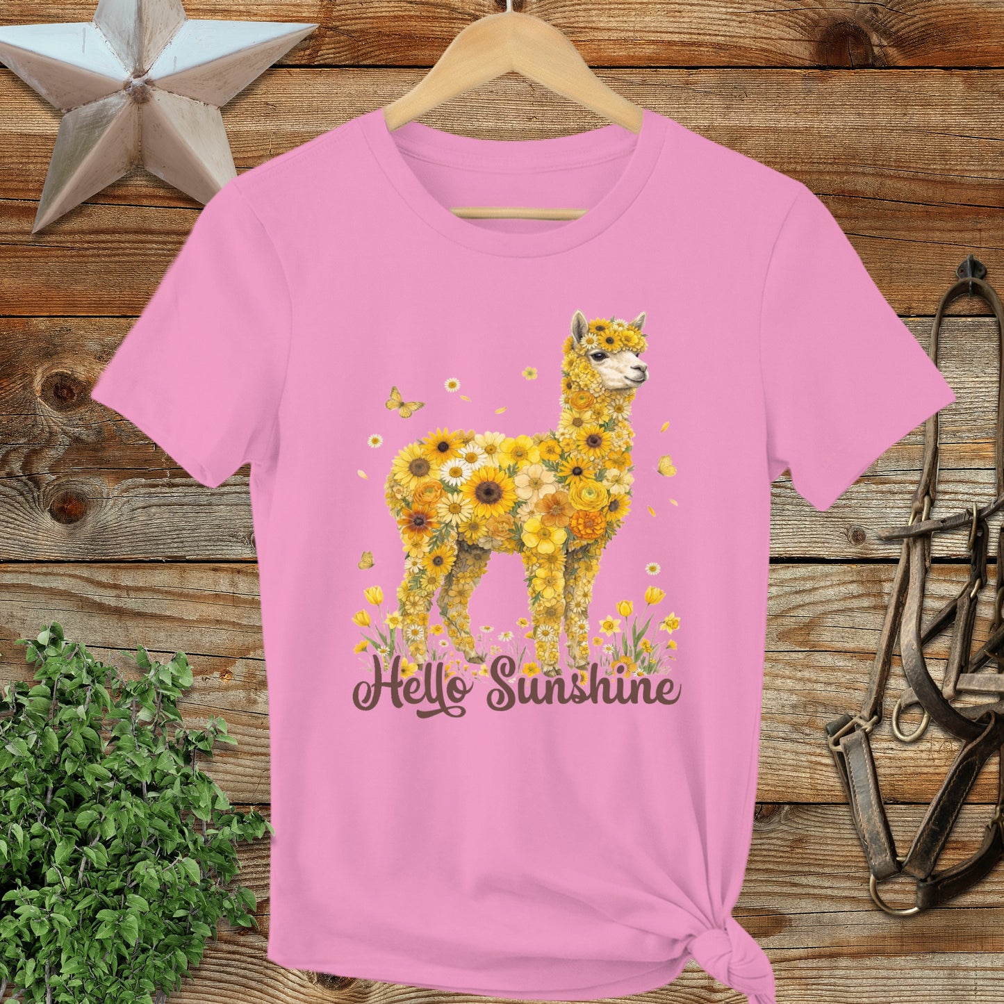 Hello Sunshine Alpaca Ladies Tee
