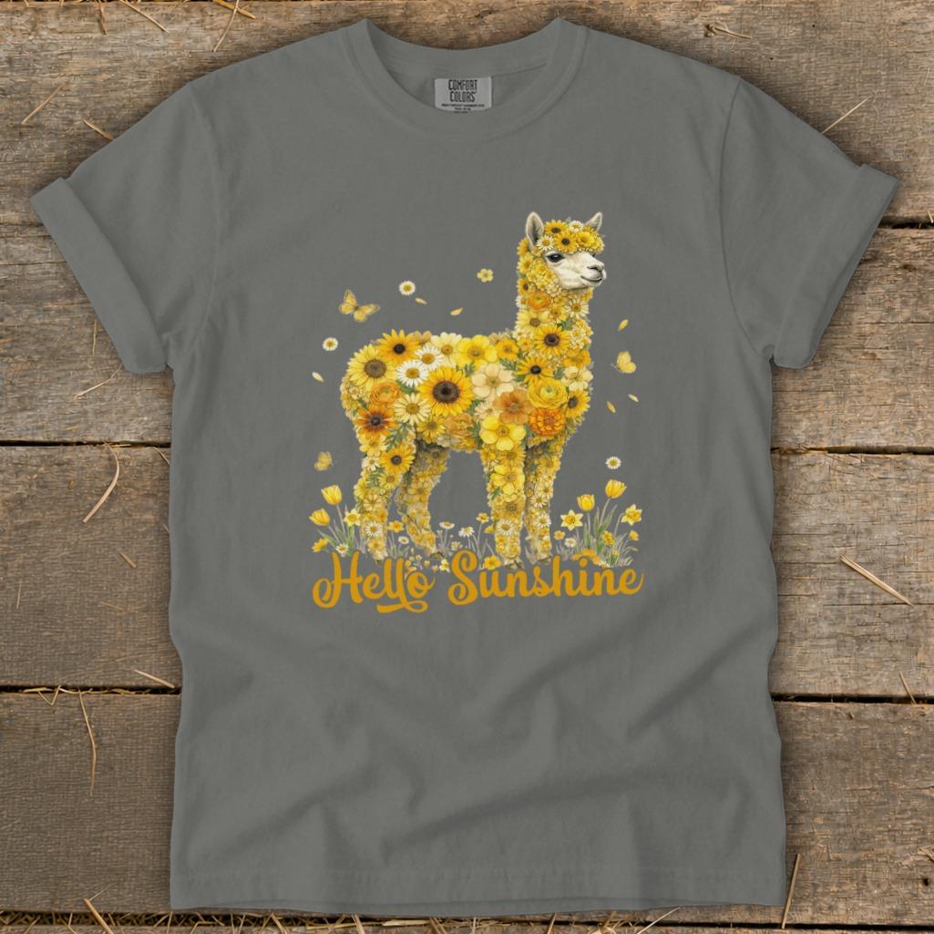 Hello Sunshine Alpaca Signature Tee