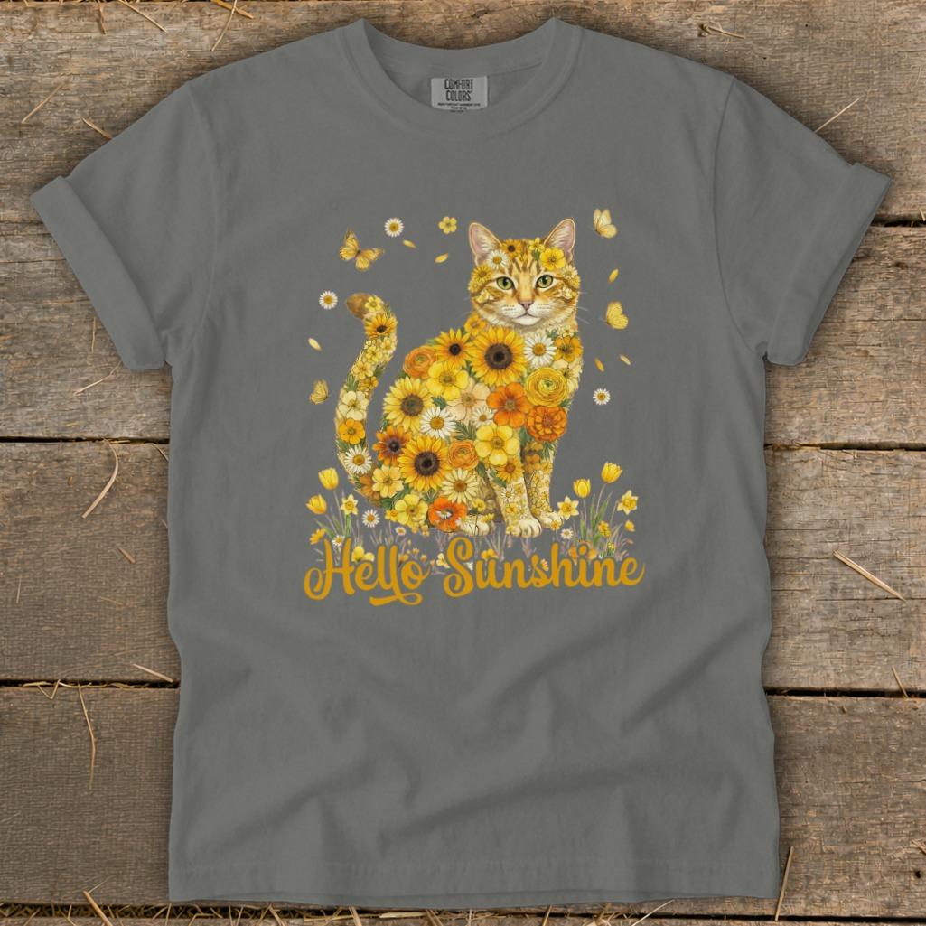 Hello Sunshine Cat Signature Tee