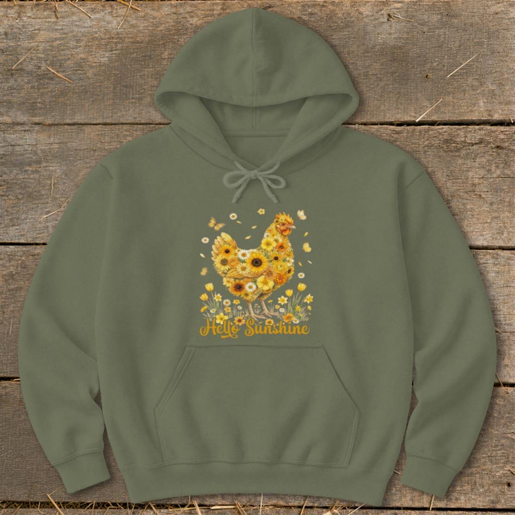 Hello Sunshine Chicken Hoodie
