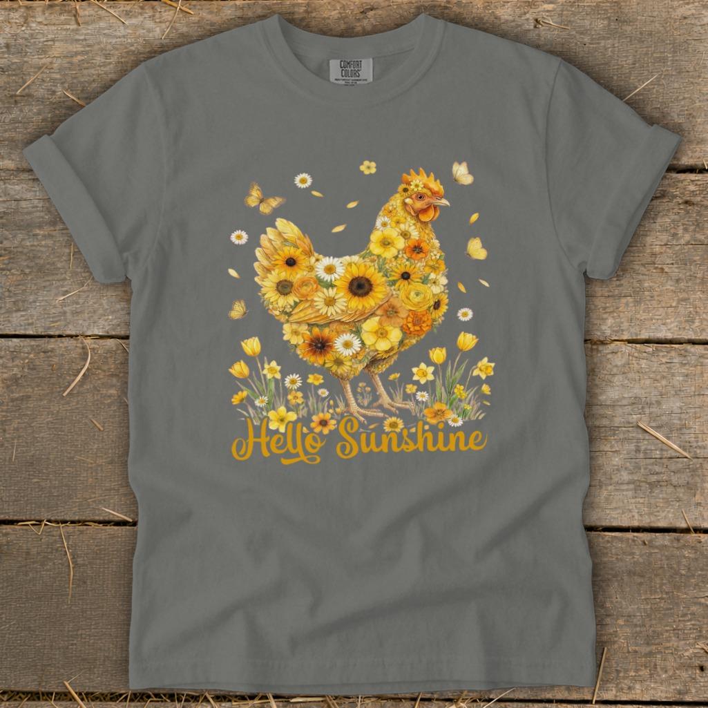 Hello Sunshine Chicken Signature Tee