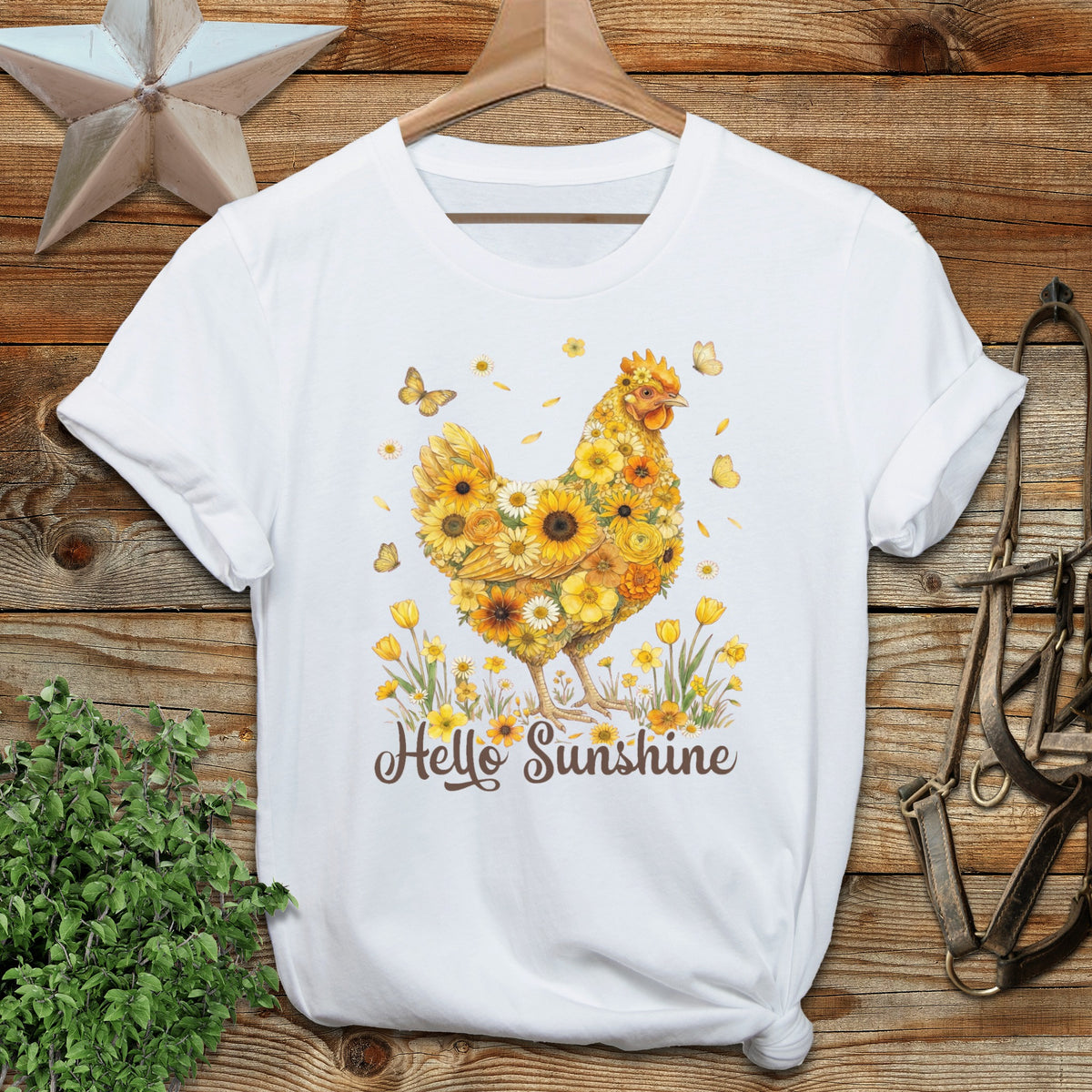 Hello Sunshine Chicken Softstyle Tee