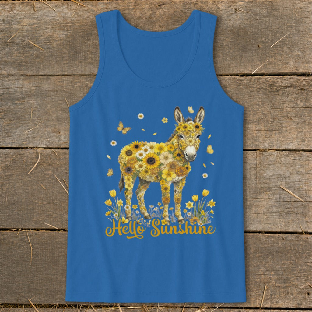 Hello Sunshine Donkey Tank Top