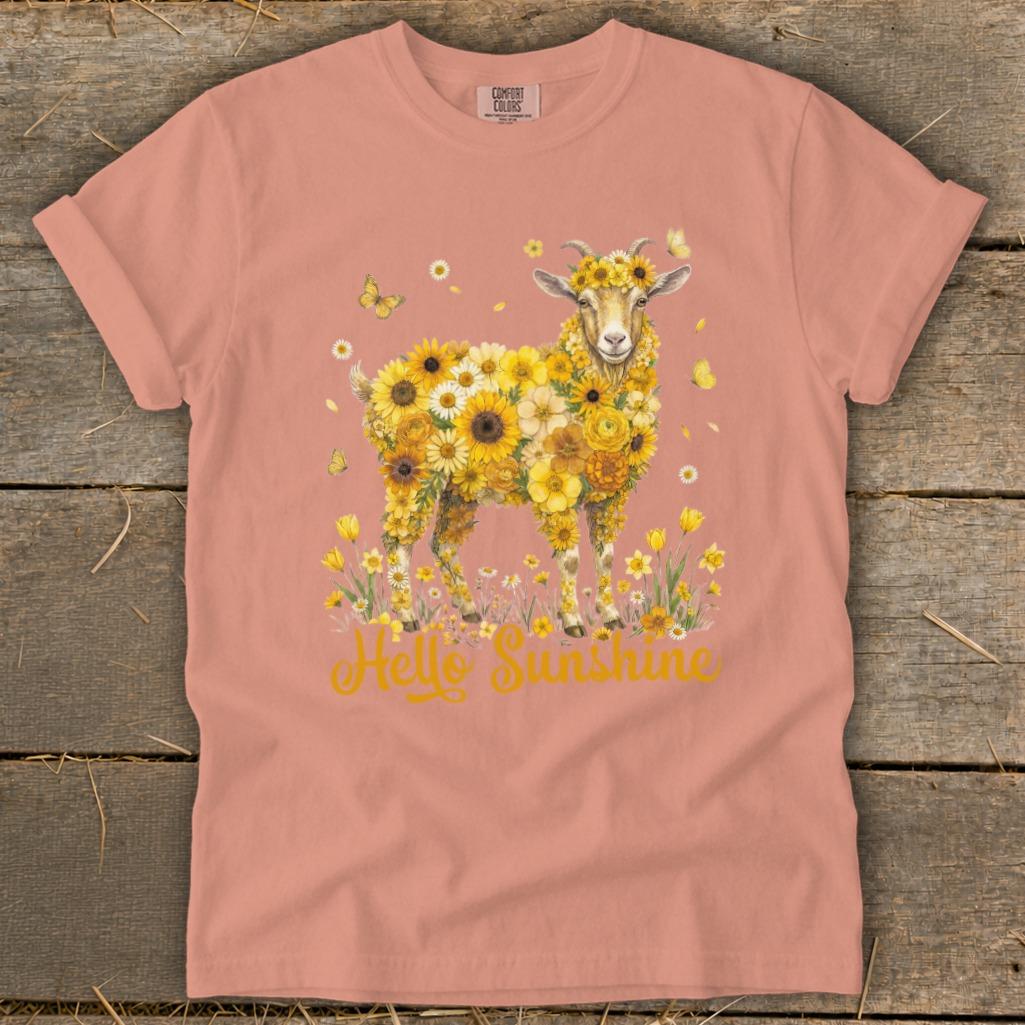 Hello Sunshine Goat Signature Tee